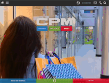 Tablet Screenshot of cpm-int.com