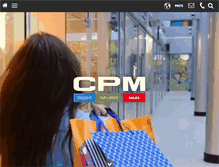 Tablet Screenshot of fr.cpm-int.com